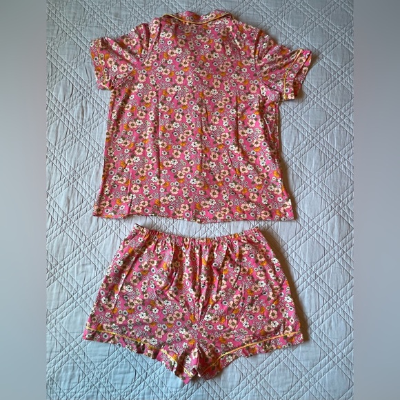 BEDHEAD RETRO FLORAL Short Sleeve Classic Shorty PJ Set, Medium (NWT) - Picture 8 of 15